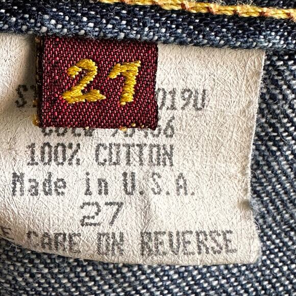 7 For All Mankind Denim Skirt Front Slit - Picture 9 of 9